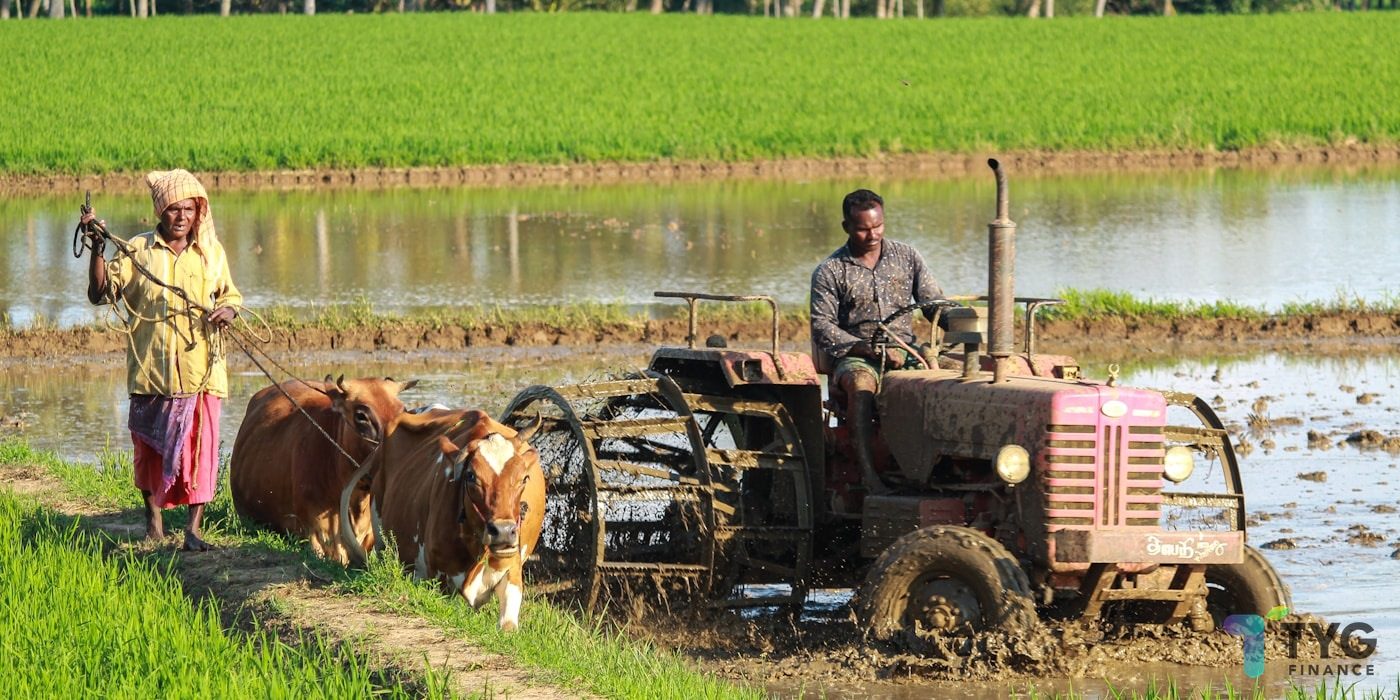 An Australian farmer inspecting agricultural machinery ahead of the spring season after arranging equipment finance through TYG Finance